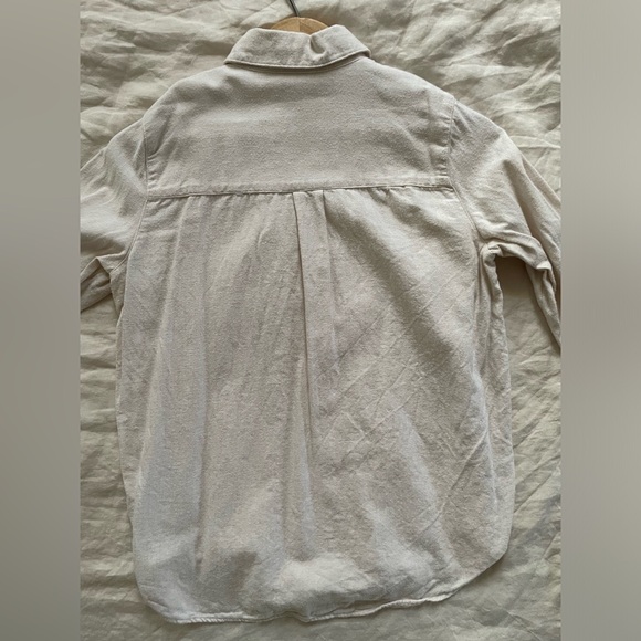 ✨ Madewell Flannel Classic Ex-Boyfriend Popover Half Button Shirt - Picture 5 of 10